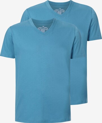 Jan Vanderstorm Shirt 'Osmo' in Blauw: voorkant