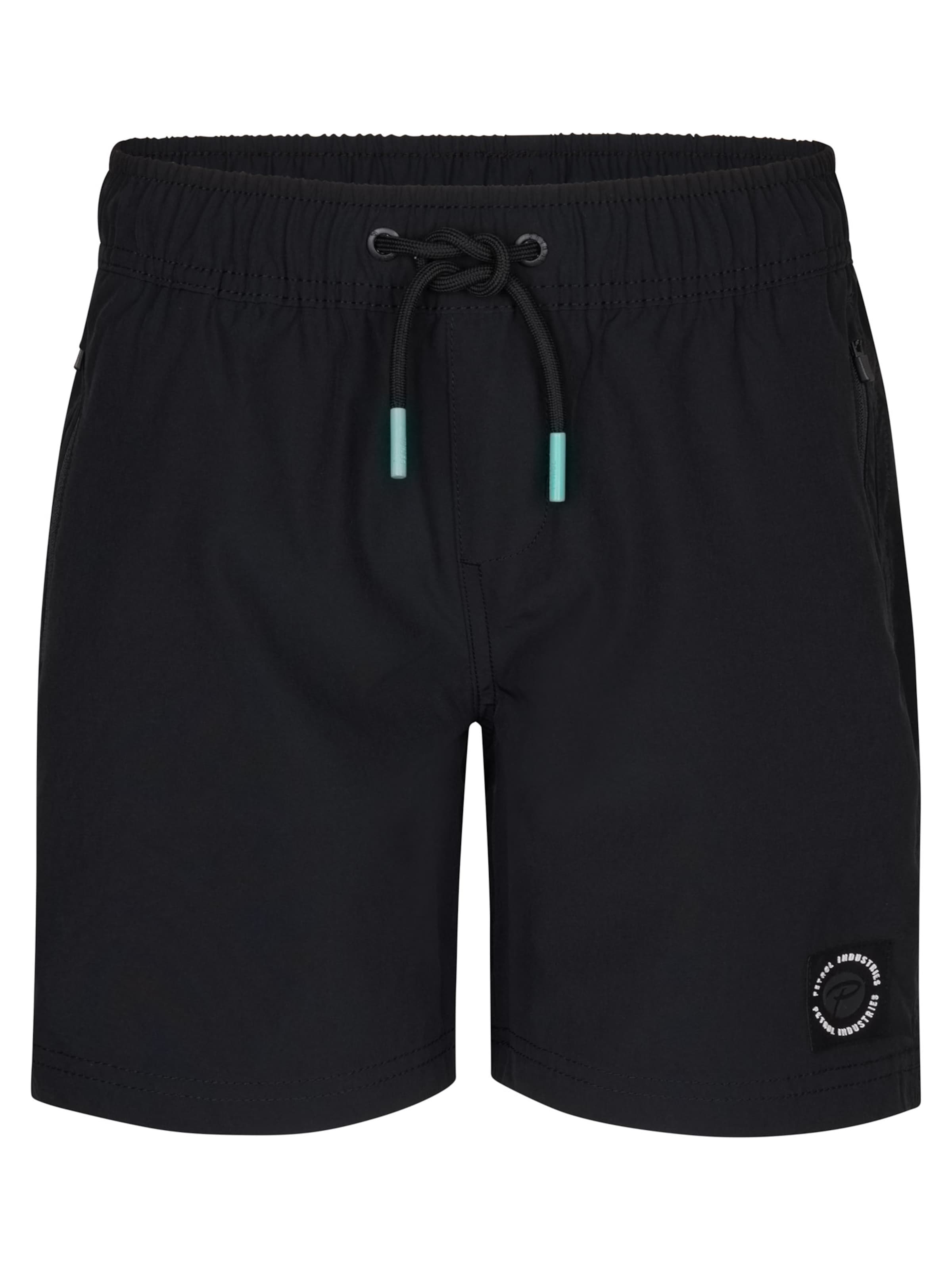 Petrol Industries Bathing trunks 'Cholla' in Black: front