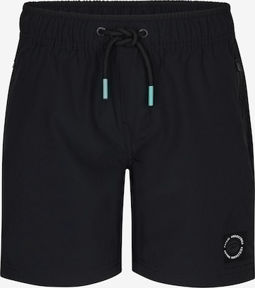 Petrol Industries Bathing trunks 'Cholla' in Black: front