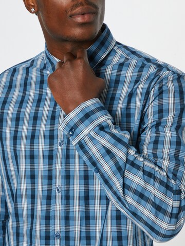 ESPRIT Regular fit Button Up Shirt in Blue