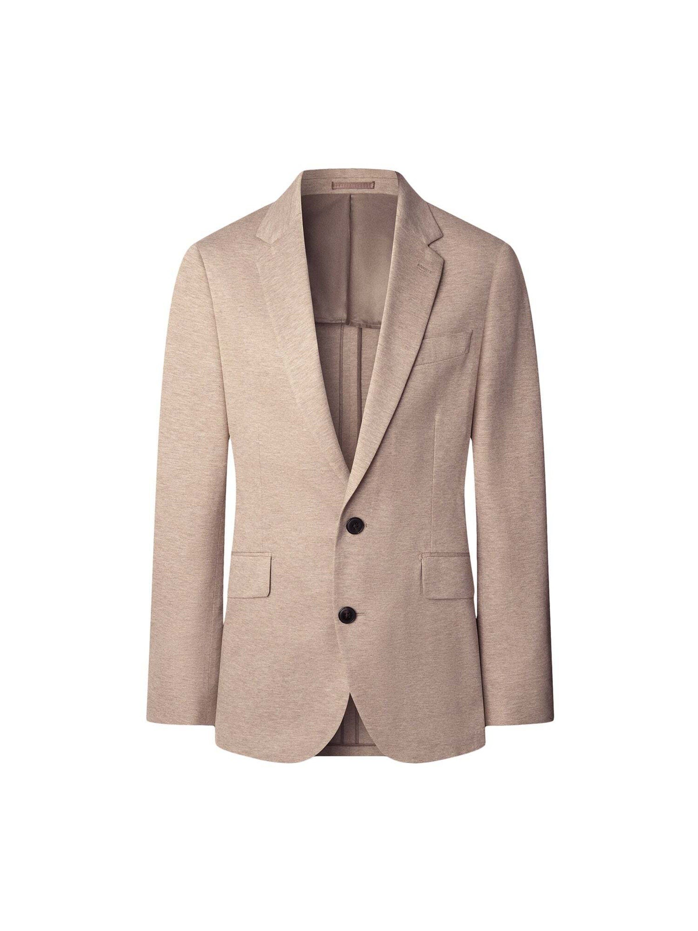 Hackett London Regular Fit Sakko in Beige: Vorderseite