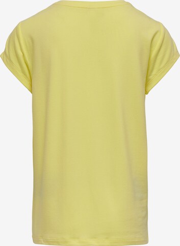KIDS ONLY Тениска 'Moster' в жълто