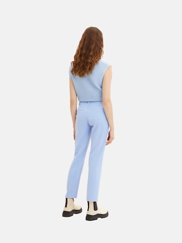 Regular Pantalon chino 'Mia' TOM TAILOR en bleu