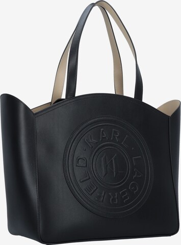 Karl Lagerfeld Nakupovalna torba 'Circle' | črna barva