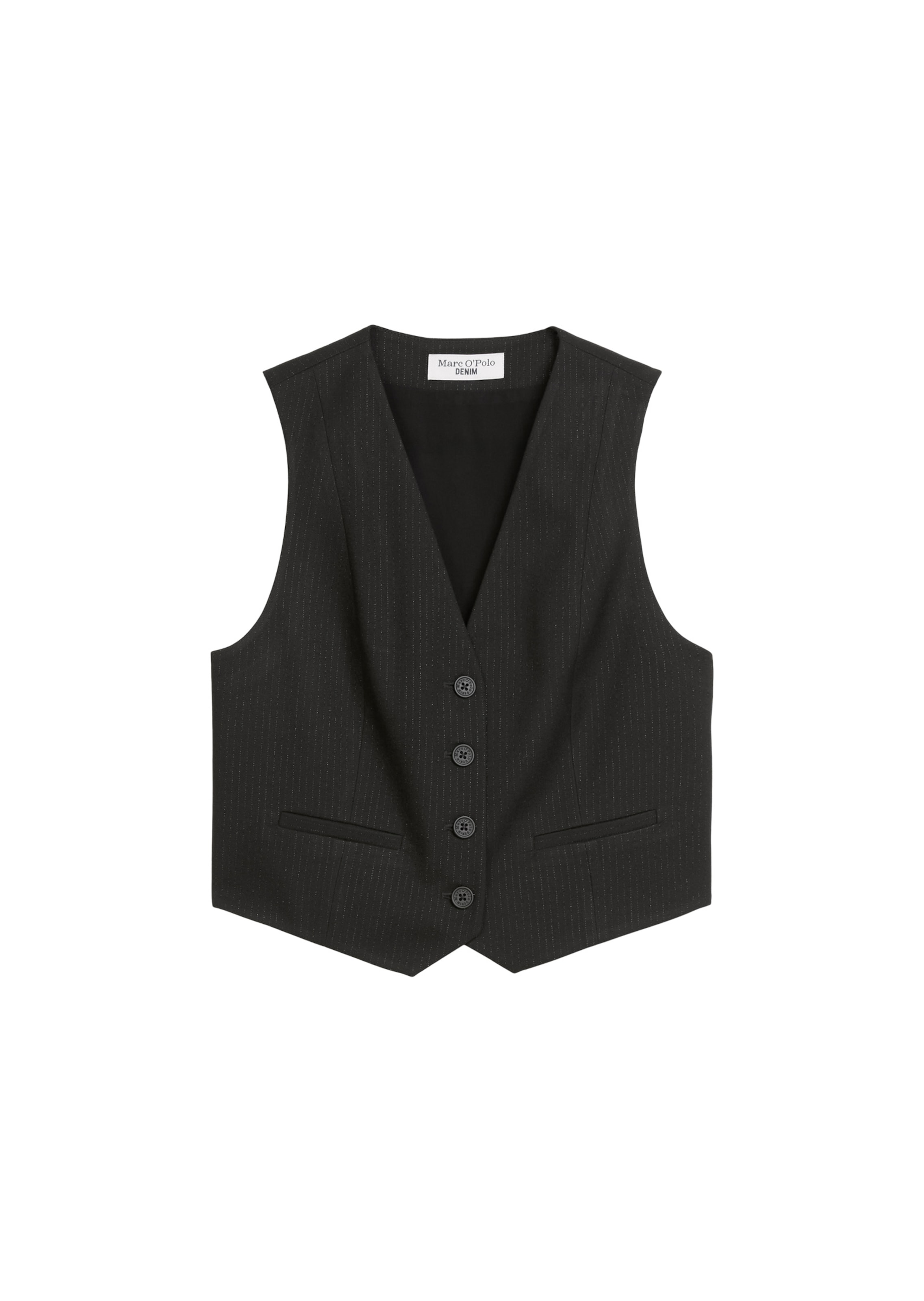 Marc O'Polo DENIM Bodywarmer in Zwart: voorkant
