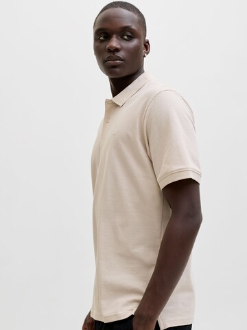 JACK & JONES Poloshirt in Beige