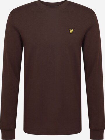 Lyle & Scott Μπλουζάκι σε καφέ: μπροστά