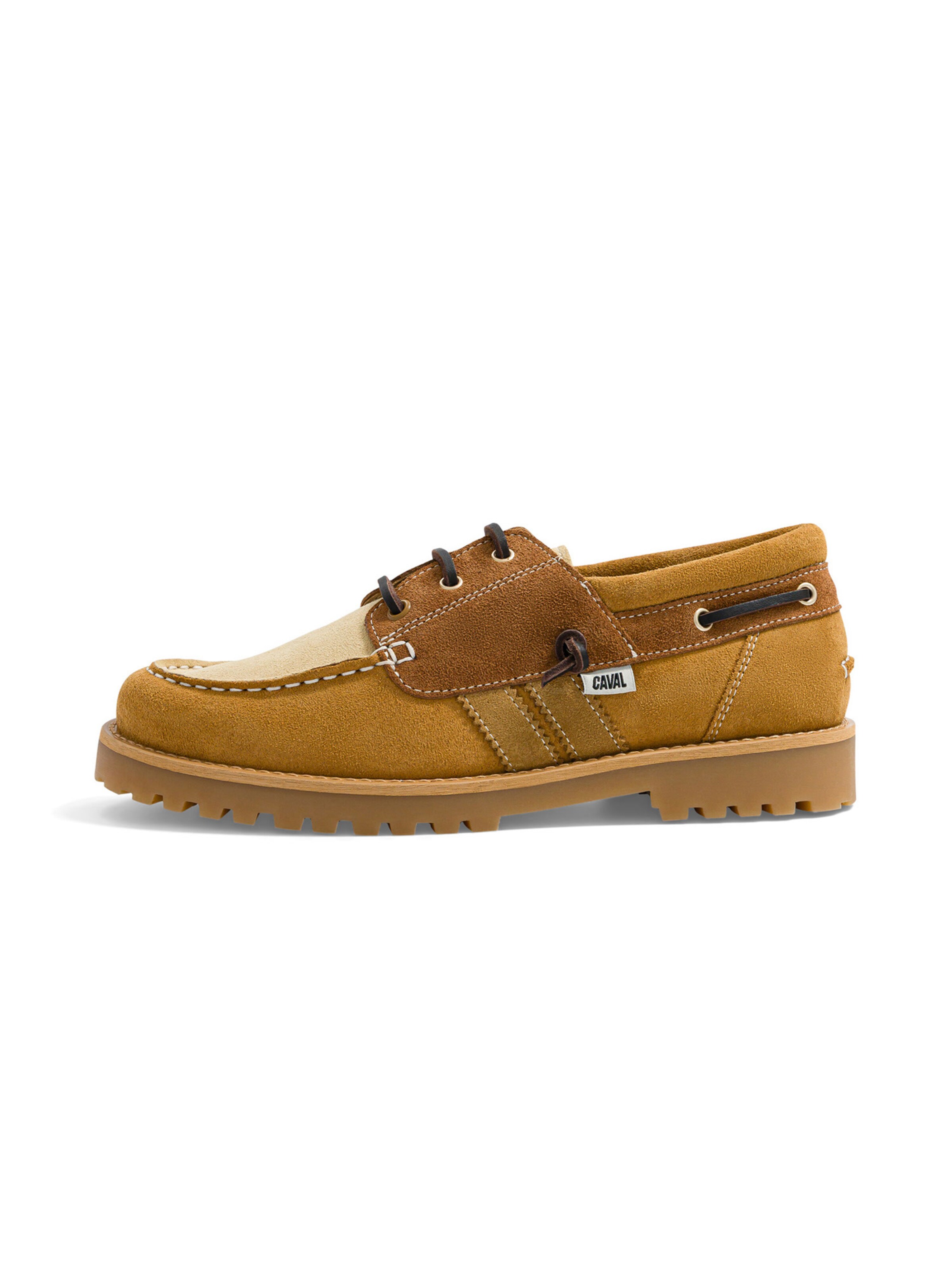 Caval - Mocassins em castanho: frente