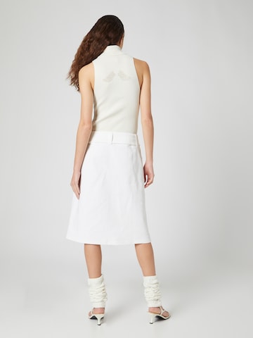 Bella x ABOUT YOU Skirt 'Caja' in White