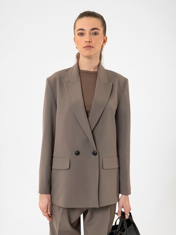 Blazer 'Bianca' Antioch en marron : devant
