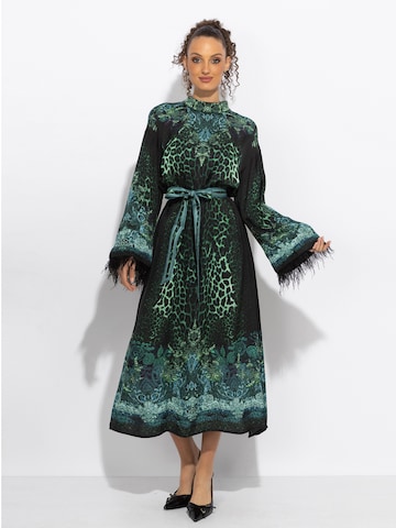 JIORO Oversized jurk 'LEO' in Groen