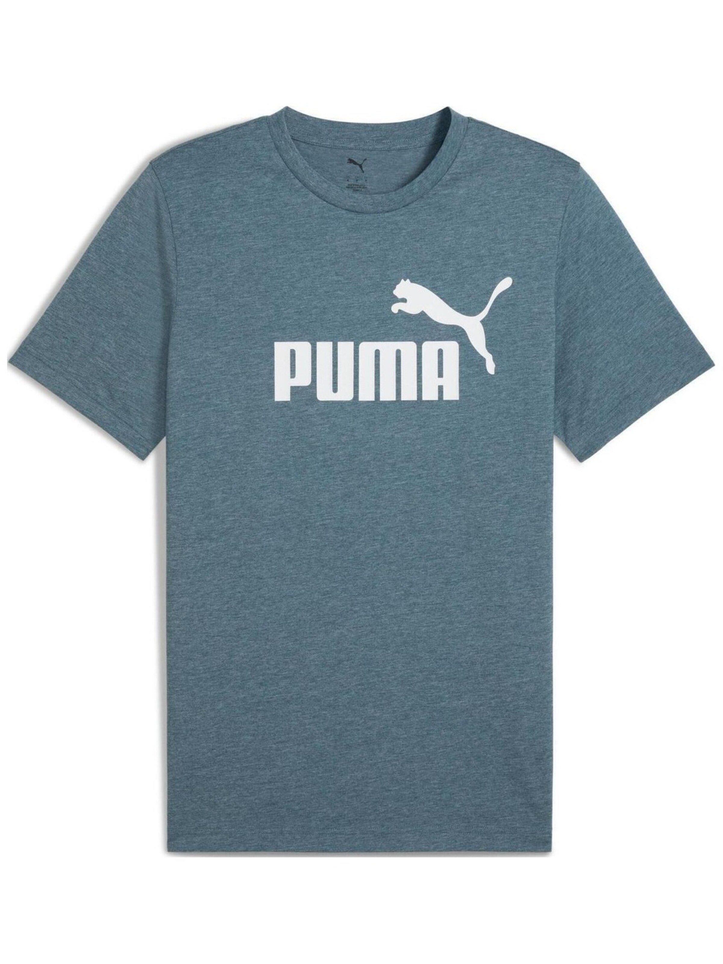 PUMA Shirt 'Ess No. 1' in L in de kleur Blauw, Productweergave