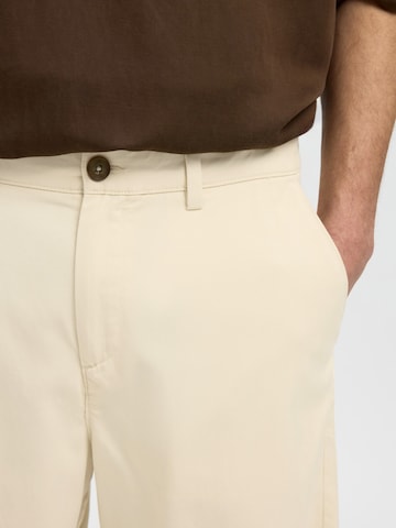 SELECTED Обычный Брюки-чинос 'SLHMiles' в Бежевый