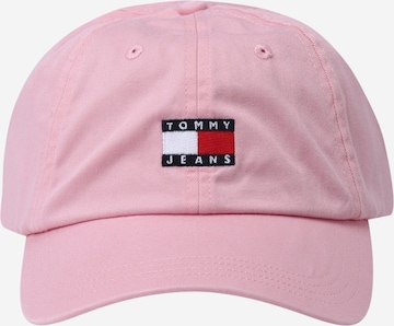 Tommy Jeans Кепка 'HERITAGE' в Ярко-розовый
