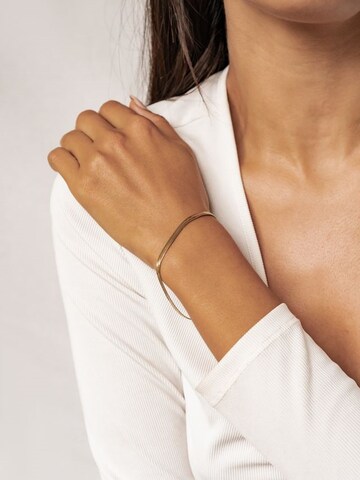 Hey Happiness Bracelet 'Serpent Flat' in Gold
