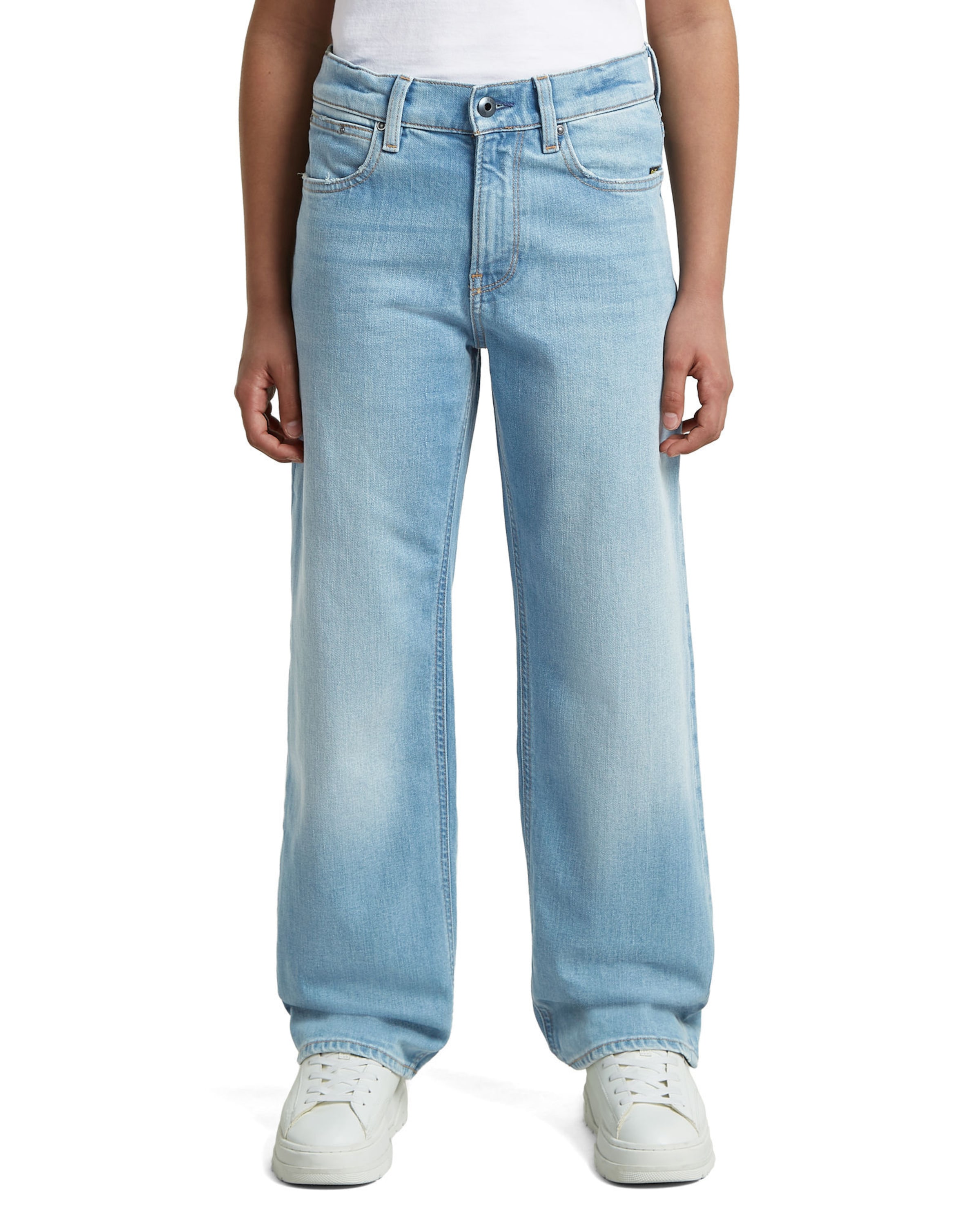G-STAR Regular Jeans 'Boys Lenney Bootcut 2.0 Jeans' in Blauw: voorkant