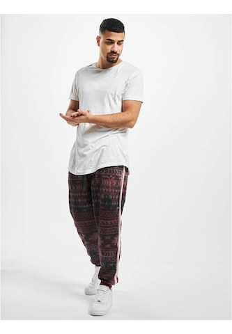 Urban Classics Tapered Broek 'Pocosol' in Rood