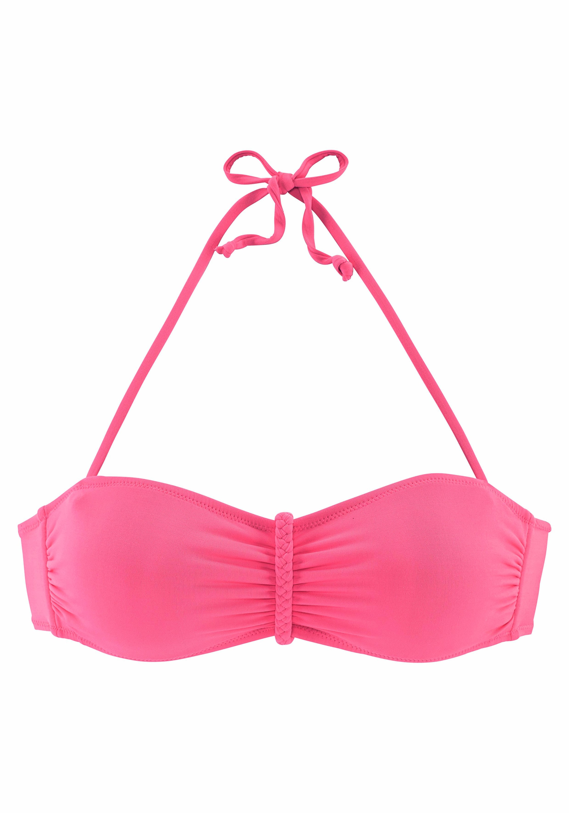 BUFFALO - Top de bikini 'Happy' en rosa: frente