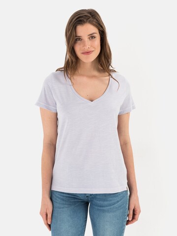 CAMEL ACTIVE T-Shirt aus Organic Cotton-Jersey in Lila: predná strana