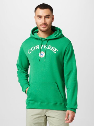 Sweat-shirt 'Converse Chuck' CONVERSE en vert : devant