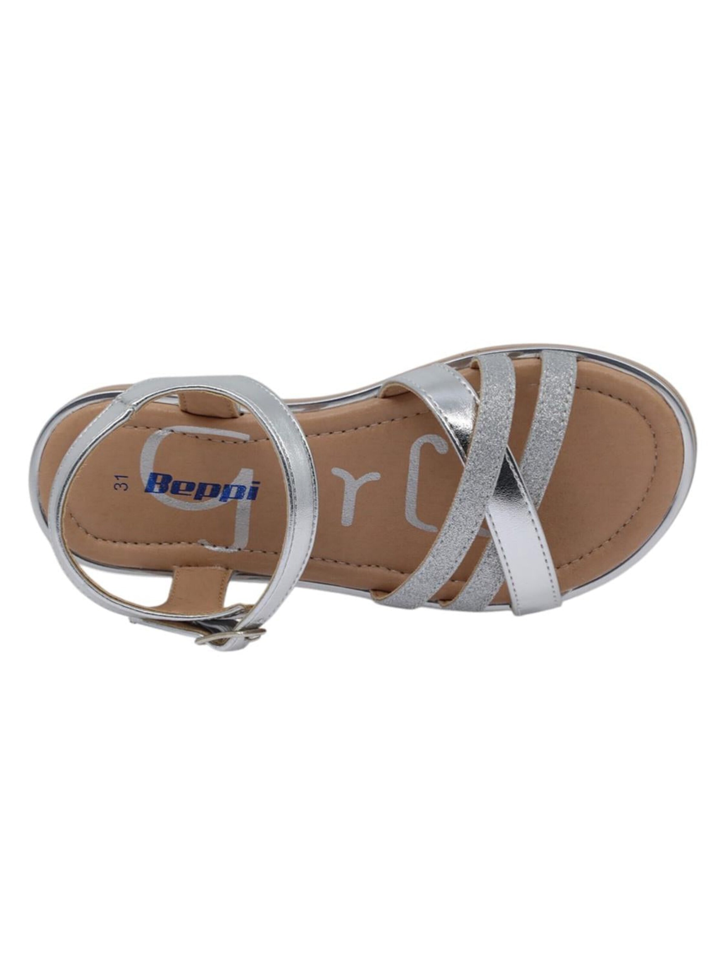 Beppi Sandalen 'Casual Sandal' in Zilver