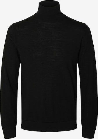 Pull-over 'SLHTRAY' SELECTED en noir : devant
