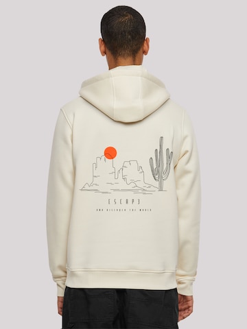 F4NT4STIC Sweatshirt 'Escape Discover the World Savannah Minimalistic' in Beige