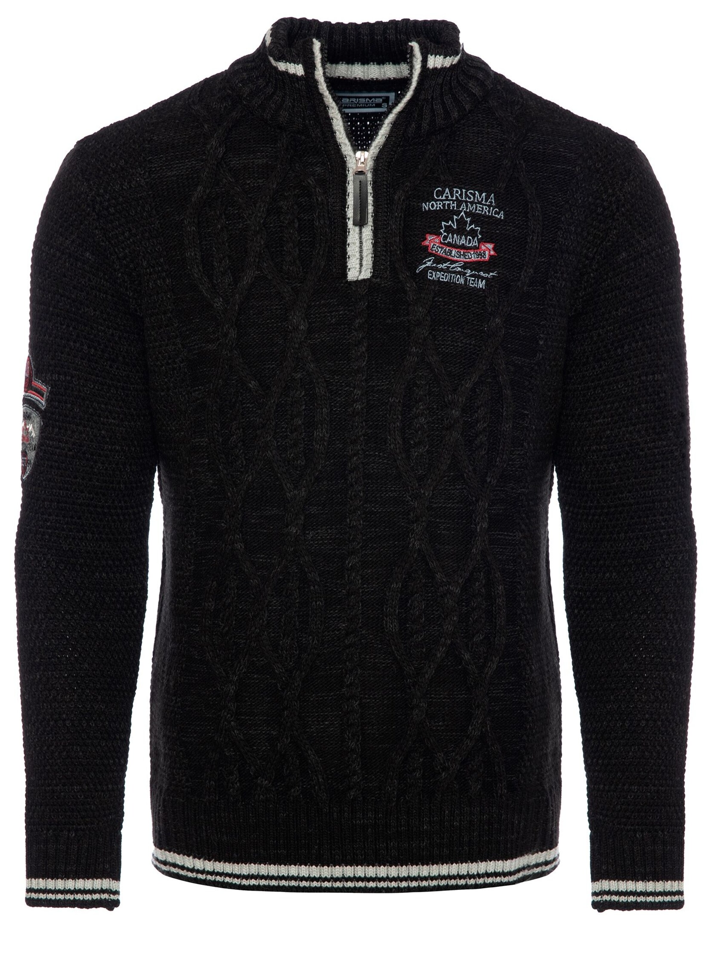 Pull-over CARISMA en noir : devant