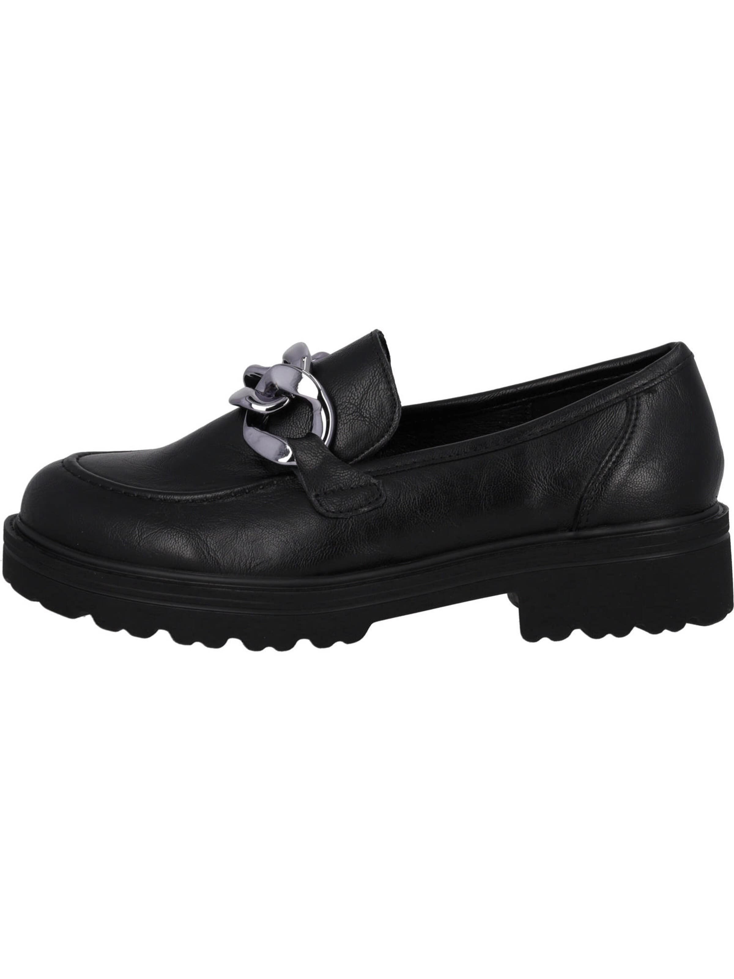 Palado Slipper 'Kasdy'‌‌‌ in Schwarz: Vorderseite
