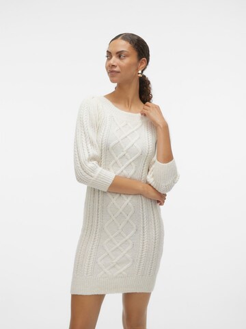 VERO MODA Strikkjole 'MARA' i beige: forside