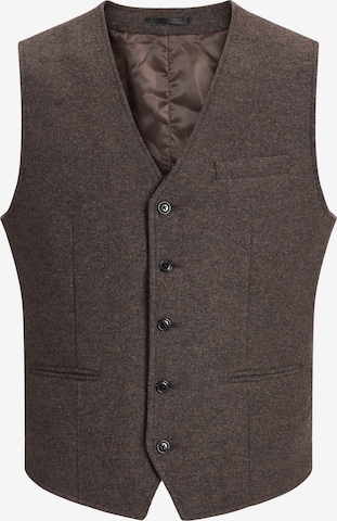 JACK & JONES Suit Vest in Brown: front