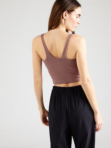 NIKE - Soutien Bustier Soutien de desporto 'ALATE' em roxo