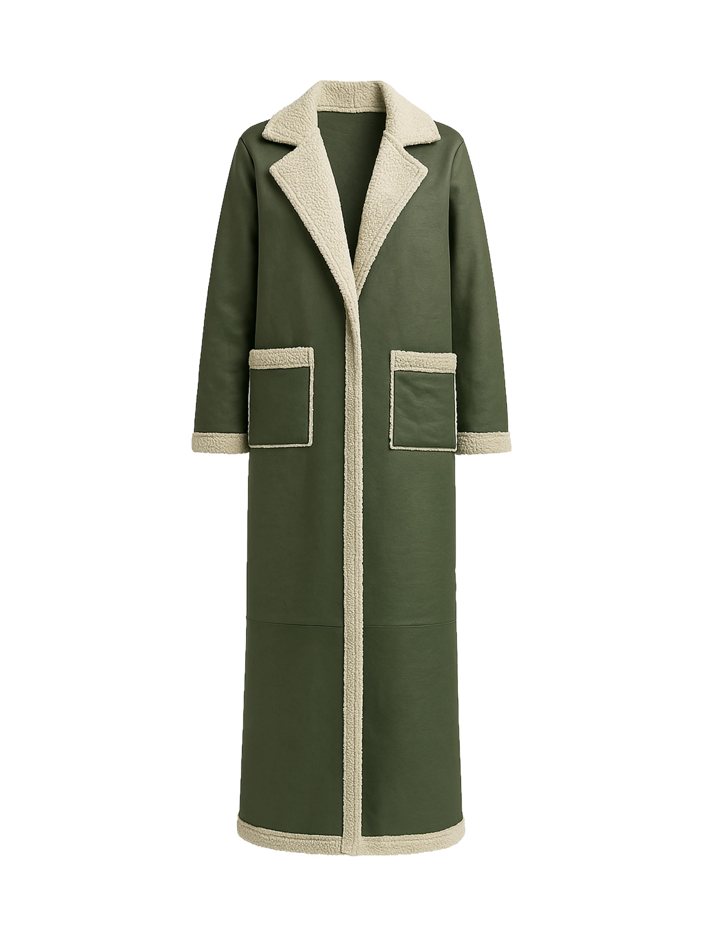 Elara Overgangsfrakke i khaki, Produktvisning