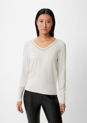 COMMA Sweater in White: front