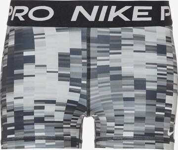 NIKE Workout Pants 'PRO DF' in Grey: front