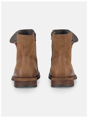 Felmini Wide Fit Ankle Boots in Brown