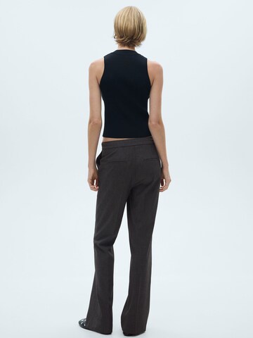 MANGO Flared Pantalon 'ARIETE' in Grijs