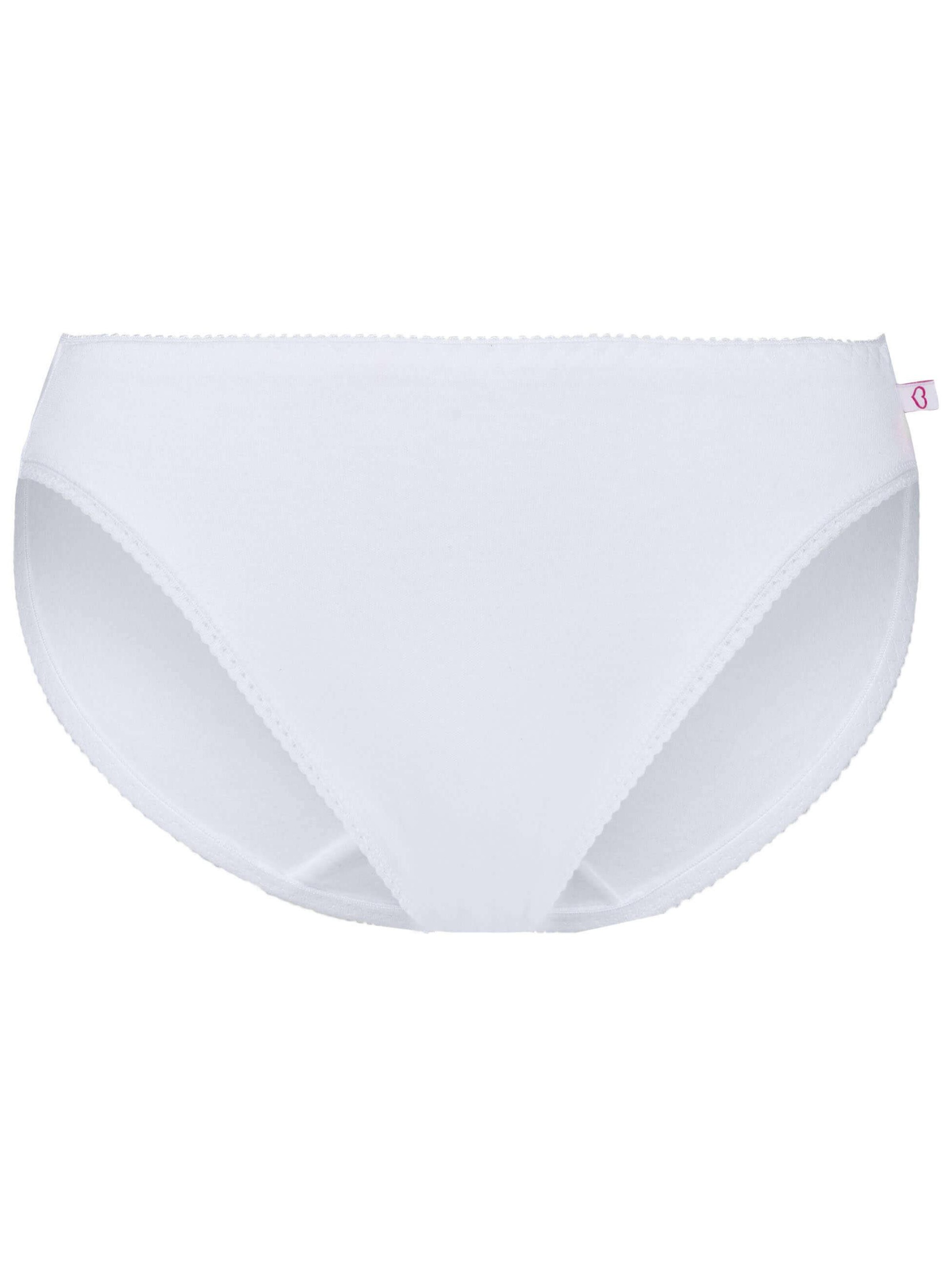 BeeDees Slip 'Taillenslip Rock'n'Roll Tai' in Weiß: Vorderseite