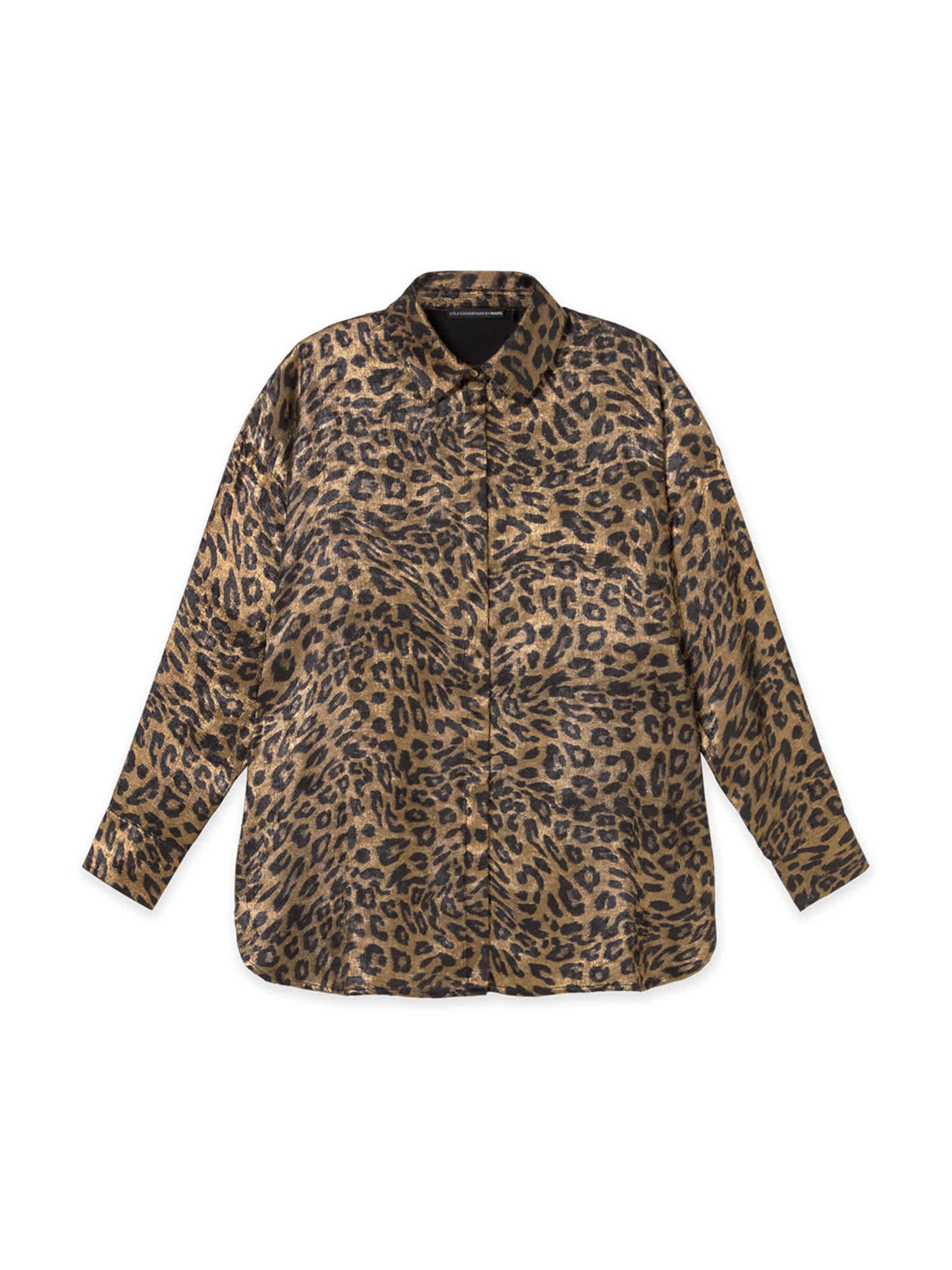 Lola Casademunt - Blusa en marrón: frente