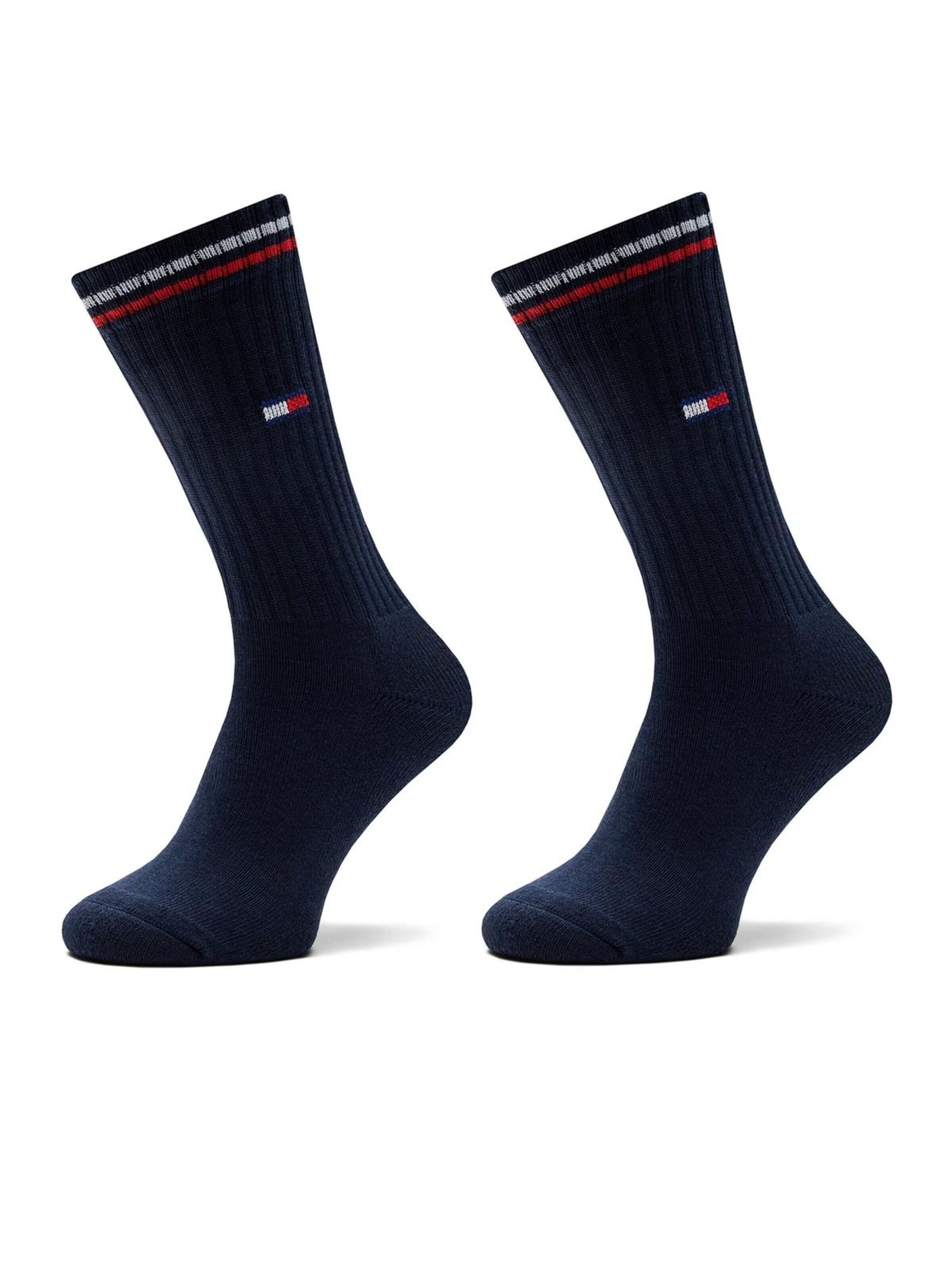 Calzino 'SET 2 SOSETE Tommy Hilfiger Men’s Socks Set of 2 Long Unisex ONE SIZE' di TOMMY HILFIGER in blu: frontale