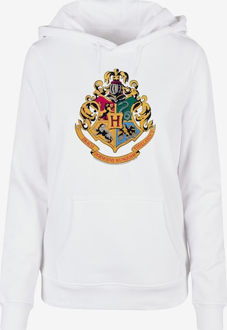 Sweat-shirt 'Harry Potter Hogwarts' F4NT4STIC en blanc : devant