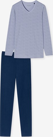 SCHIESSER Pyjama 'Comfort Essentials' in Blau: predná strana