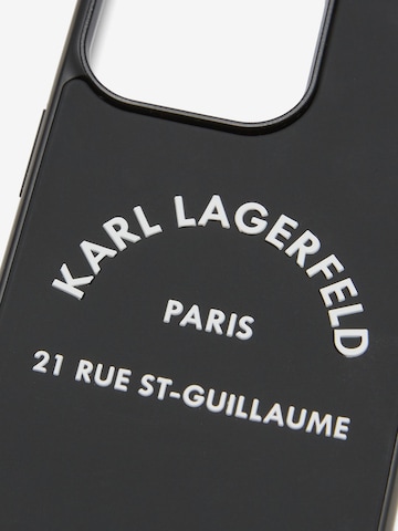 Custodia per smartphone di Karl Lagerfeld in nero