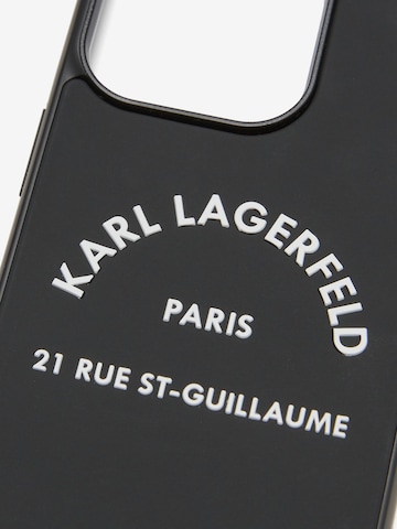 Protection pour smartphone Karl Lagerfeld en noir