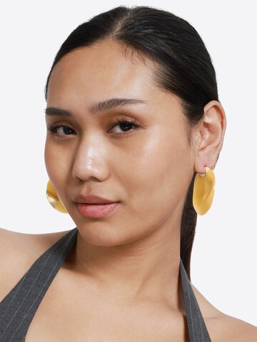 Boucles d'oreilles 'Brutus ' Heideman en or : devant
