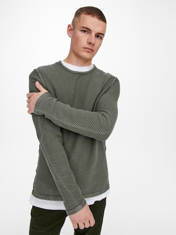 Only & Sons Pullover 'Pavo' i grå