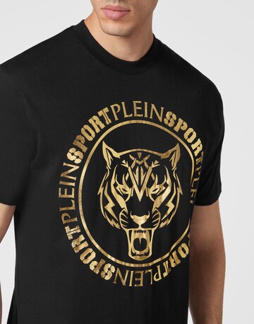 Plein Sport Shirt 'Carbon Tiger' in Zwart