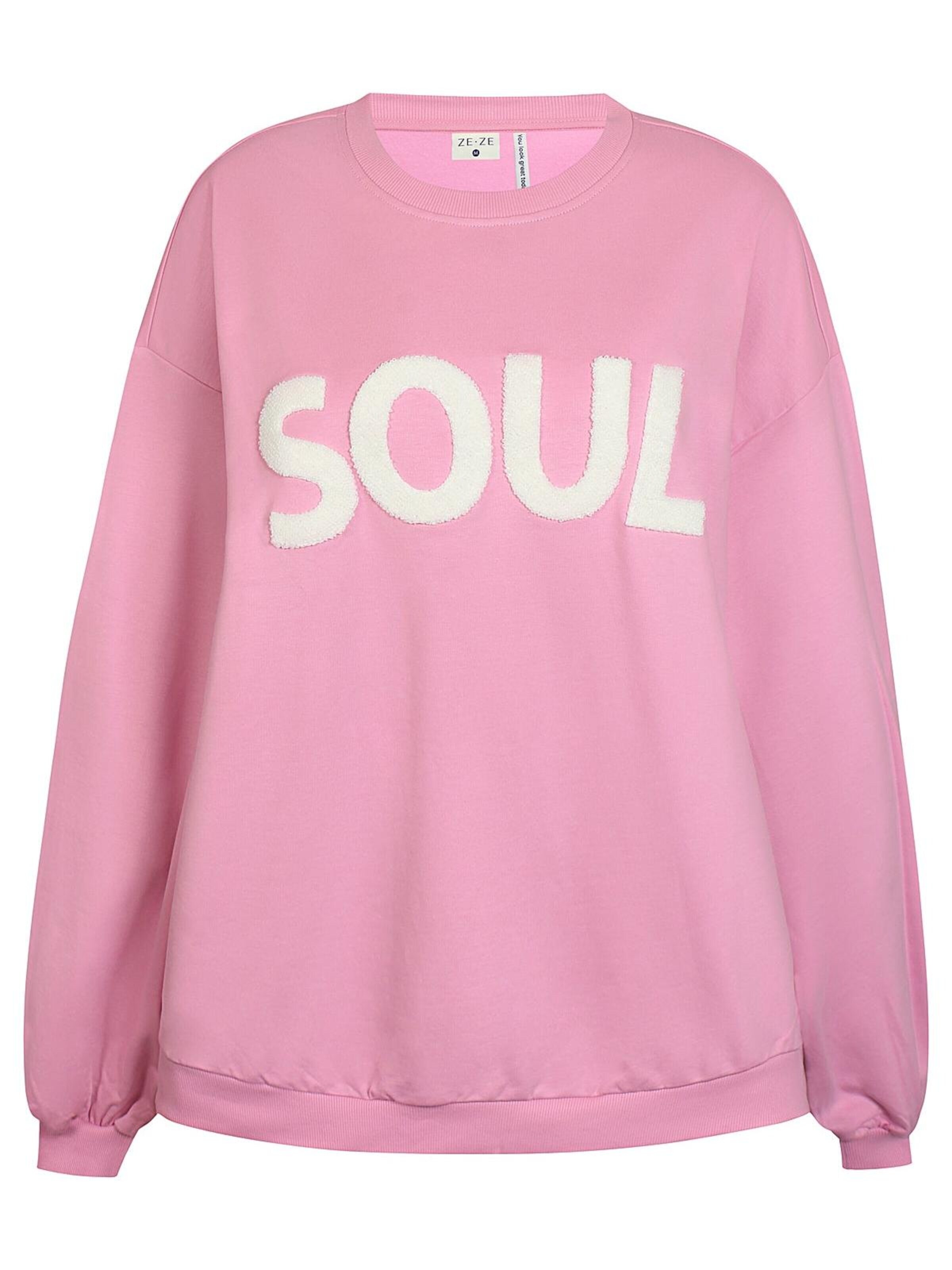 ze-ze Sweatshirt 'Esme 026' in Pink: front