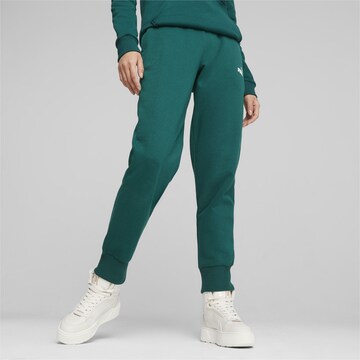 Tapered Pantaloni sport 'Essential' de la PUMA pe verde