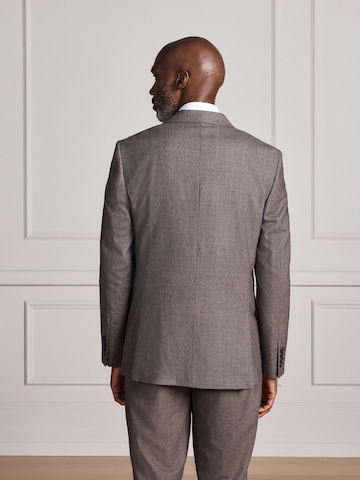 Next Slim Fit Jakke 'Signature' i brun